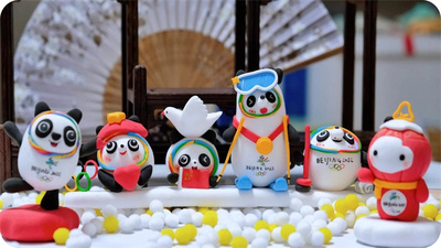 【冬奥吉祥物DIY】手工DIY &nbsp;冬奥吉祥物制作